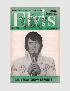 Elvis Monthly Issue No. 208