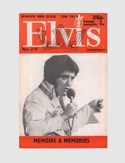 Elvis Monthly Issue No. 219