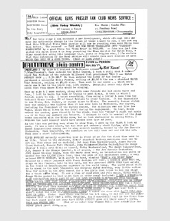 Elvis News Service Weekly Issue No. 36