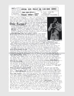 Elvis News Service Weekly Issue No. 40
