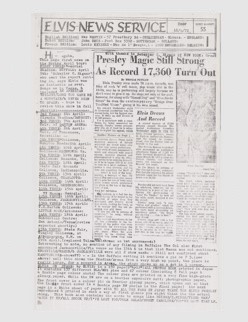 Elvis News Service Weekly Issue No. 55