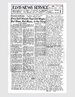 Elvis News Service Weekly Issue No. 59 (thanks to Chris Brown)