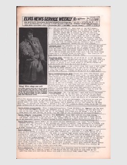 Elvis News Service Weekly Issue No. 69