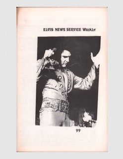 Elvis News Service Weekly Issue No. 99