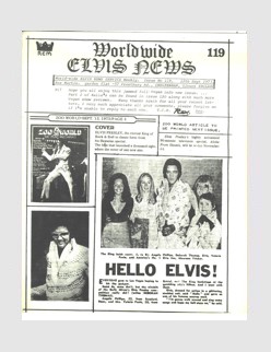 Elvis News Service Weekly Issue No. 119