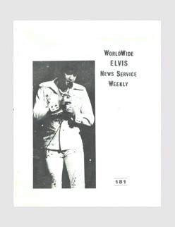 Elvis News Service Weekly Issue No. 181