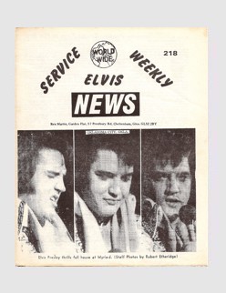 Elvis News Service Weekly Issue No. 218