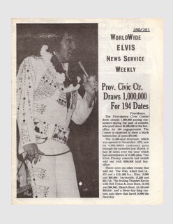 Elvis News Service Weekly Issue No. 260 / 261