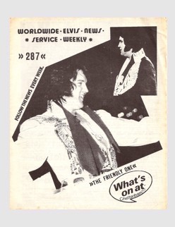 Elvis News Service Weekly Issue No. 287