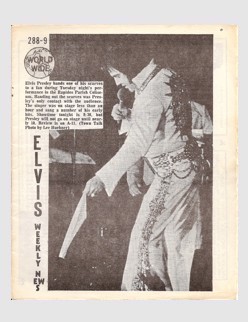 Elvis News Service Weekly Issue No. 288 / 289