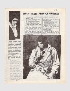 Elvis News Service Weekly Issue No. 304