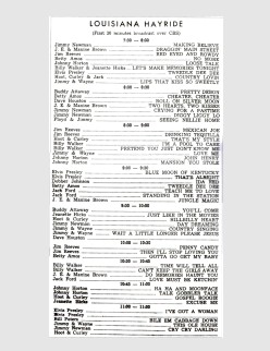 Program - April 30 1955