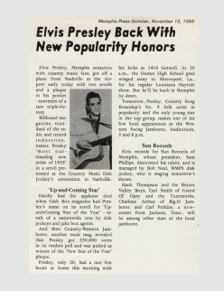 Memphis Press Scimitar - November 12 1955