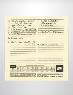 July 24 1970 Rehearsal