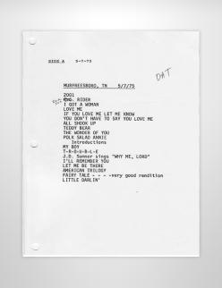 May 6 1975 - Soundboard