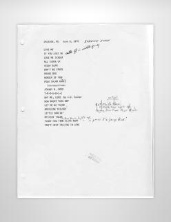 June 8 1975 (Evening Show) - Soundboard