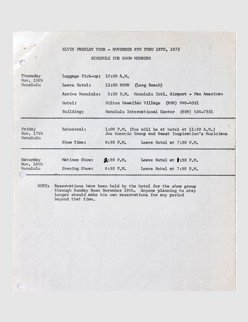 November 17 1972 Rehearsal