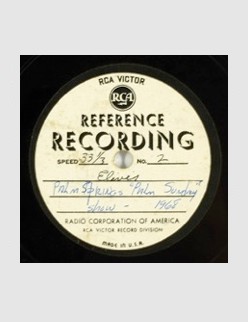 Acetate - 1968 Special Palm Sunday Programming