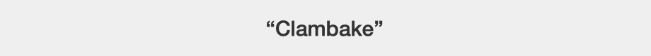 Clambake