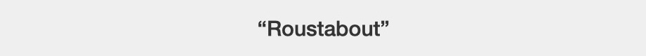 Roustabout