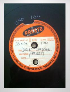 Derert Serenade - Acetate