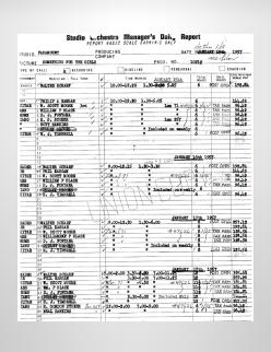 Session Log January 15 - 18 1957