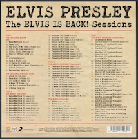 The Elvis Is Back Sessions