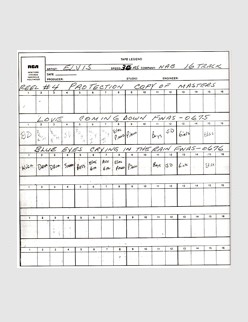 16-Track Tape Log
