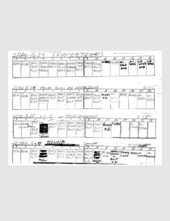 16-Track Tape Log