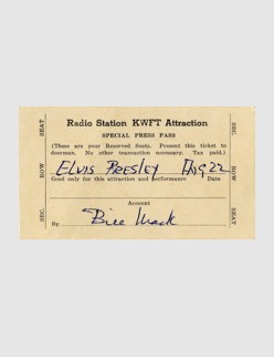 Jay Thompson - Reservation Pass - August 22 1955 (Thanks to Graceland)