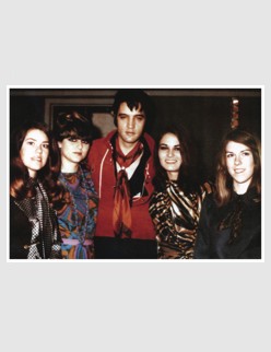 January 24 1969 - Mary Holladay, Jeannie Greene, Elvis, Donna Thatcher & Ginger Holladay
