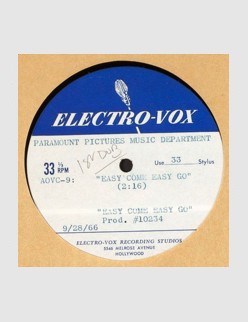 Easy Come, Easy Go (Acetate)