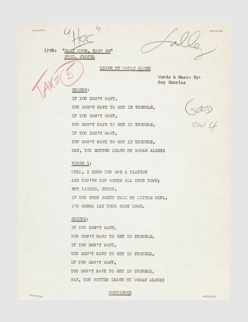 Leave My Woman Alone (Lyric Sheet)