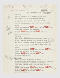 Sing You Children (Lyric Sheet)