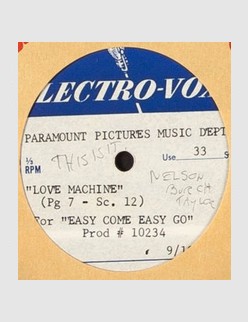The Love Machine (Demo Acetate)