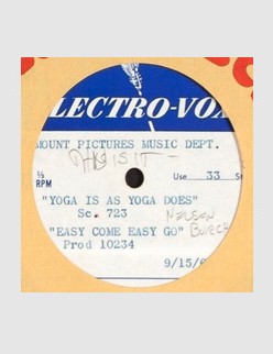 Yoga Is As Yoga Does (Demo Acetate)