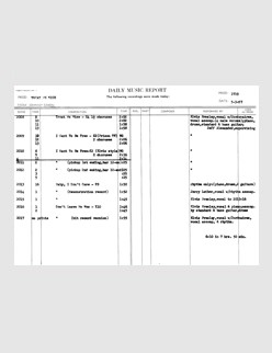 Daily Music Report - May 3 1957 (Thanks to David English)