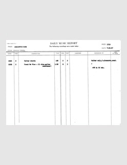 Daily Music Report - July 30 1957 (Thanks to David English)
