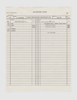 MGM Session Log - May 7 1957 (Thanks to David English)