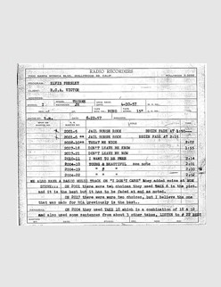 Jailhouse Rock - Master Tape