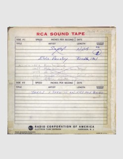 Tape Legend - June 25-26 1961 (Thanks to Follow That Dream)
