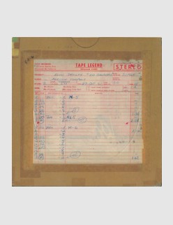 Tape Box - October 27 1961