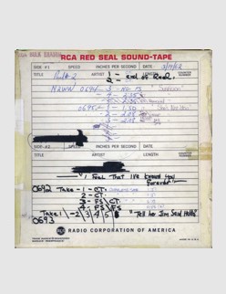 Tape Legend - March 19 1962 (Thanks to Follow That Dream)