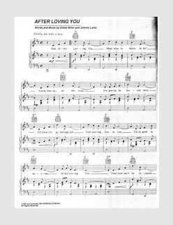 After Loving You (Thanks to Christopher Brown)