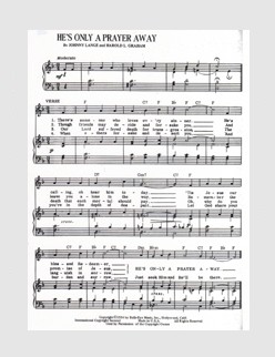 He's Only A Prayer Away (Thanks to Glen Johnson)