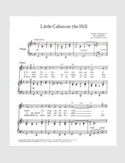 Little Cabin On The Hill (Thanks to Glen Johnson)