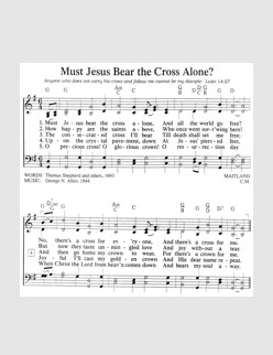 Must Jesus Bear The Cross Alone (Thanks to Christopher Brown)