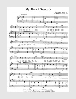 My Desert Serenade (Thanks to Christopher Brown)