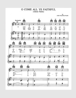 O Come, All Ye Faithful (Thanks to Christopher Brown)