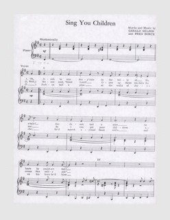 Sing You Children (Thanks to Glen Johnson)